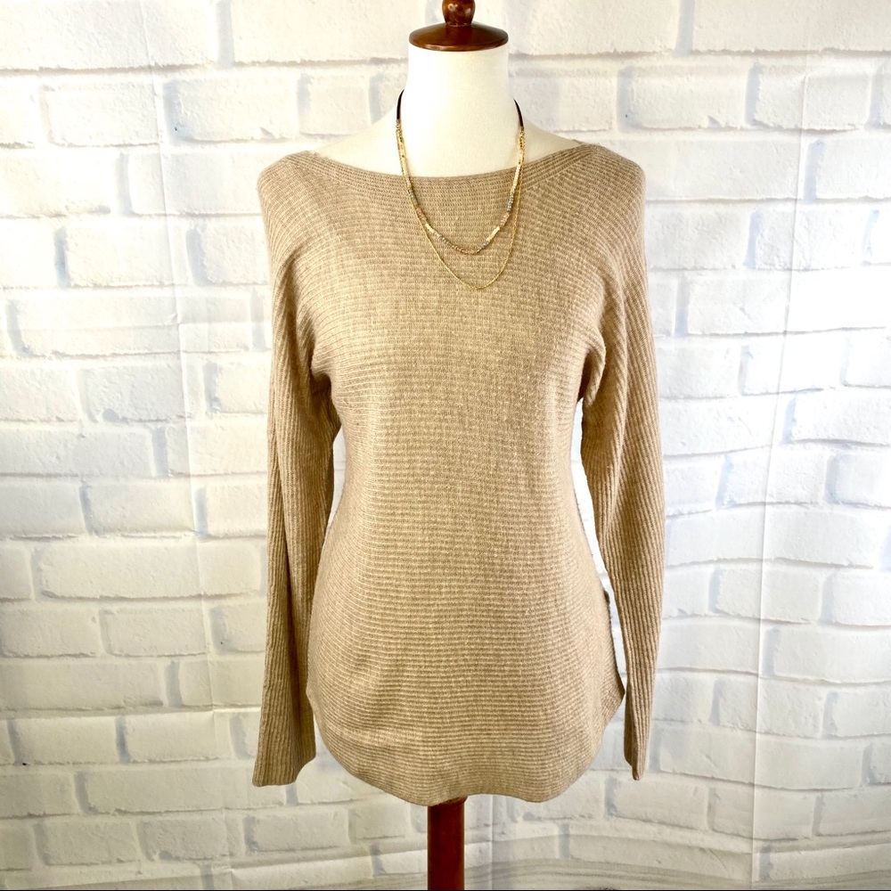 V I N C E. : Cashmere Blend Ribbed Sweater